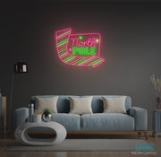 North Pole Christmas Neon LED Sign