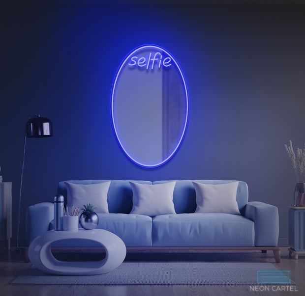 Selfie Mirror Neon LED Sign