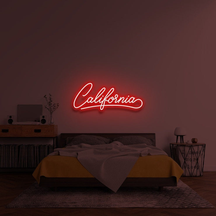 California Neon LED Sign