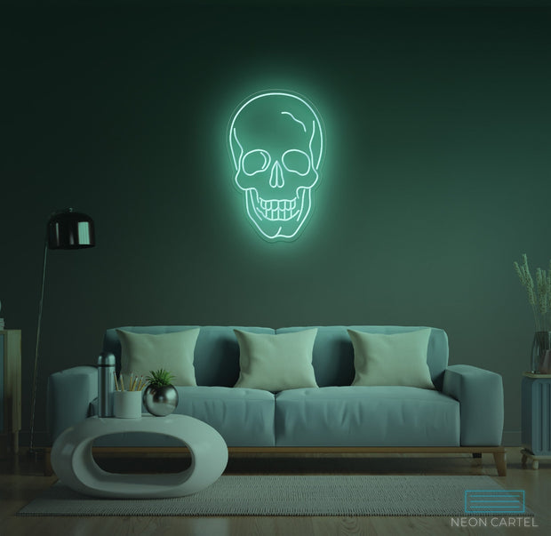 Skull Death Neon LED Sign