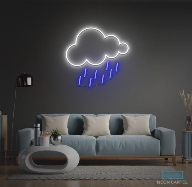 Rain Cloud Neon LED Sign