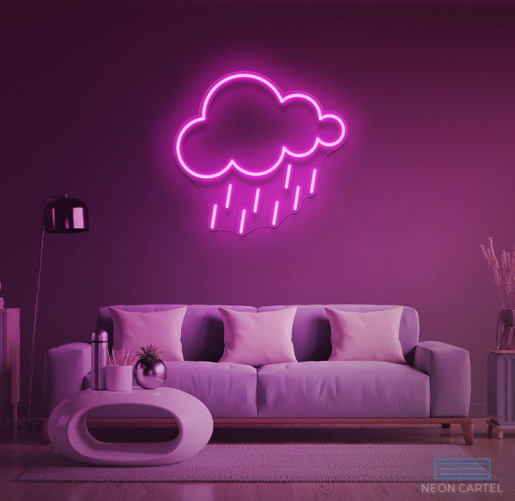 Rain Cloud Neon LED Sign