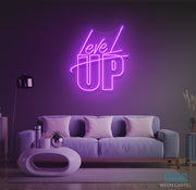 Level Up Neon LED Sign