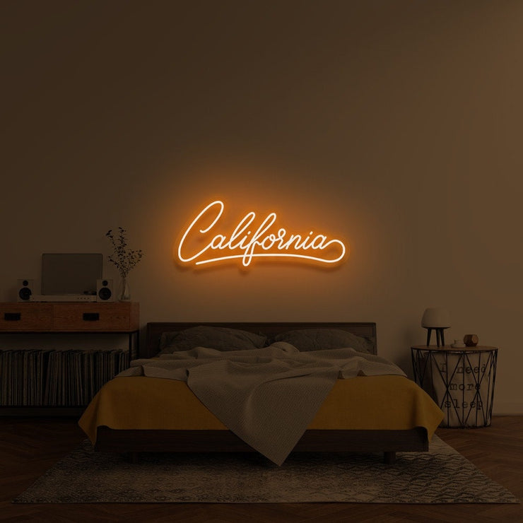 California Neon LED Sign