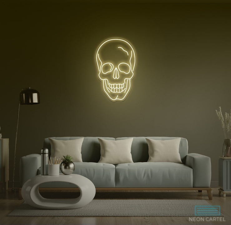 Skull Death Neon LED Sign