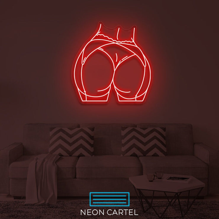 Beautiful Booty Neon Led Sign, Beautiful Booty Sign Neon Light, Booty  Neon Room Light, Beautiful Booty Neon Light, Unique Decor Neon Light