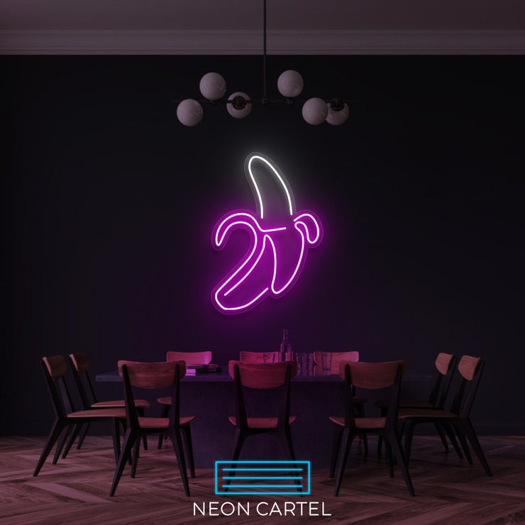 Banana Neon Sign Light, Banana LED Neon Light Decoration, Handmade Banana Neon Sign, Neon Light Sign for Wall Decor, Neon Light Gifts