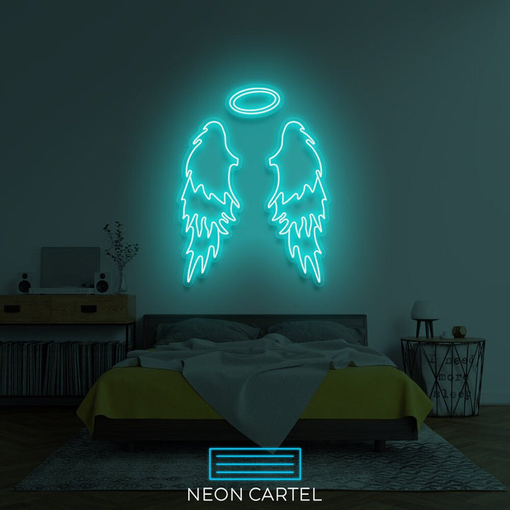 Angel Wings Neon Sign, Selfie Angel Neon Sign Light, Angel Neon Sign Light, Wings Illuminated Neon Sign,  Angel Wings Flex Neon Sign Light