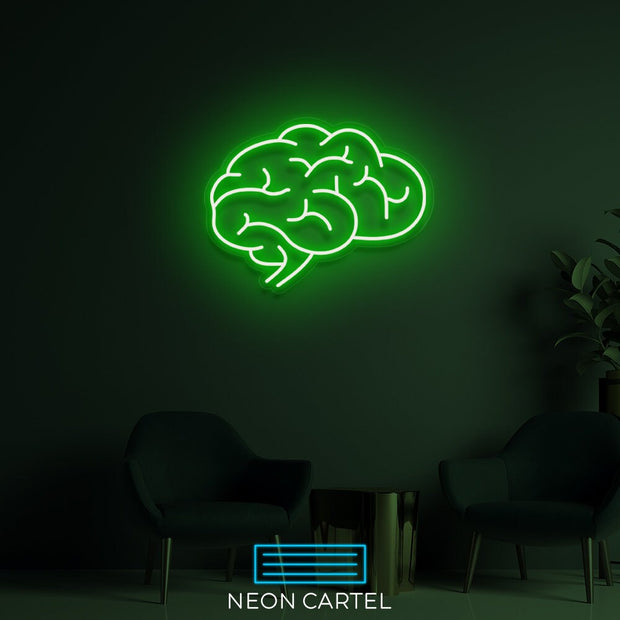 Brains Neon led Art Sign Light Lamp Illuminate Shop Office Living Room Interior Design