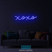 XOXO Neon Art Sign Light Lamp Illuminate Shop Office Living Room Interior Design Custom