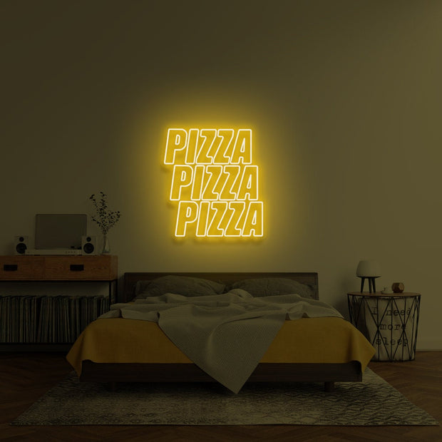 Pizza Neon Sign, Italian FoodArt Sign Light, LED Neon Sign Light, Italian Restaurant Illuminated Neon Sign, PizzaLover Flex Neon Sign Light