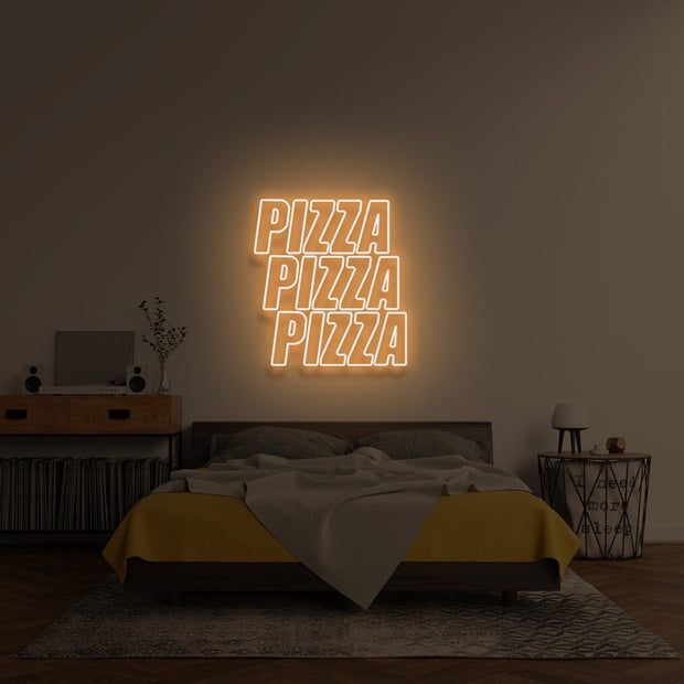 Pizza Neon Sign, Italian FoodArt Sign Light, LED Neon Sign Light, Italian Restaurant Illuminated Neon Sign, PizzaLover Flex Neon Sign Light