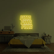 Pizza Neon Sign, Italian FoodArt Sign Light, LED Neon Sign Light, Italian Restaurant Illuminated Neon Sign, PizzaLover Flex Neon Sign Light