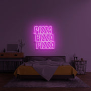 Pizza Neon Sign, Italian FoodArt Sign Light, LED Neon Sign Light, Italian Restaurant Illuminated Neon Sign, PizzaLover Flex Neon Sign Light