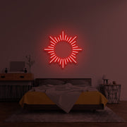 Glowing Sun Neon Sign, Sunlight Neon Sign Light, Sun Neon Sign Light, Sunshine Illuminated Neon Sign,  SunnyVibes Flex Neon Sign Light, Sun