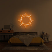 Glowing Sun Neon Sign, Sunlight Neon Sign Light, Sun Neon Sign Light, Sunshine Illuminated Neon Sign,  SunnyVibes Flex Neon Sign Light, Sun