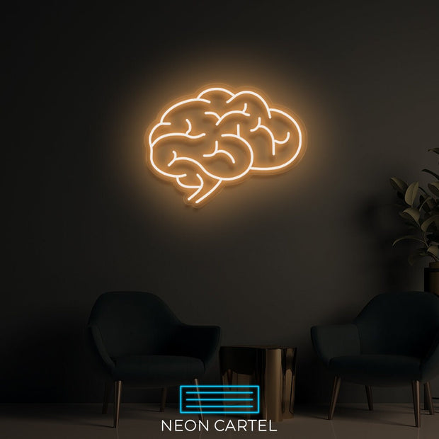 Brains Neon led Art Sign Light Lamp Illuminate Shop Office Living Room Interior Design