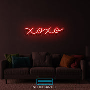 XOXO Neon Art Sign Light Lamp Illuminate Shop Office Living Room Interior Design Custom