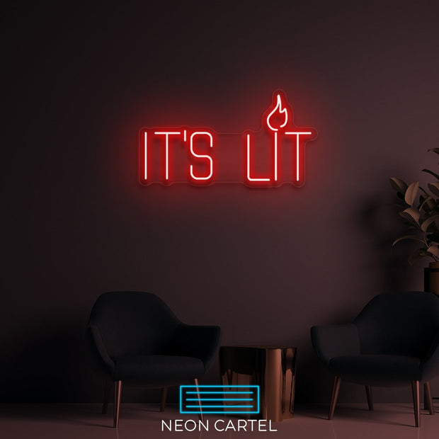 It’s Lit Neon LED Sign