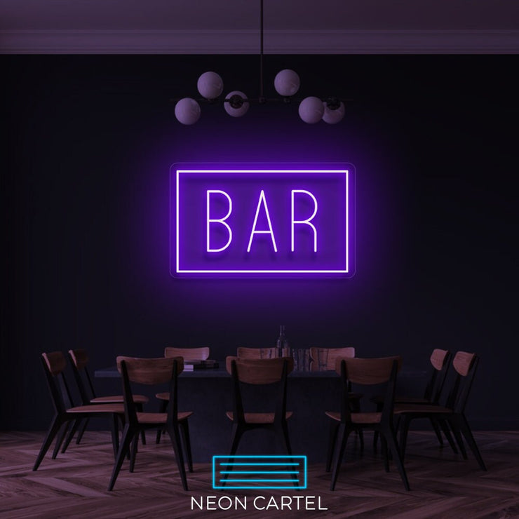 Bar Neon LED Sign