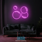 Bubbles Wall Neon LED Sign