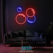 Bubbles Wall Neon LED Sign