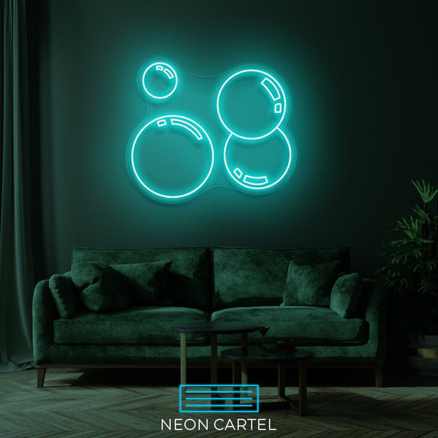 Bubbles Wall Neon LED Sign