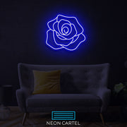 Rose Neon Art Sign Light Lamp Illuminate Shop Office Living Room Interior Design