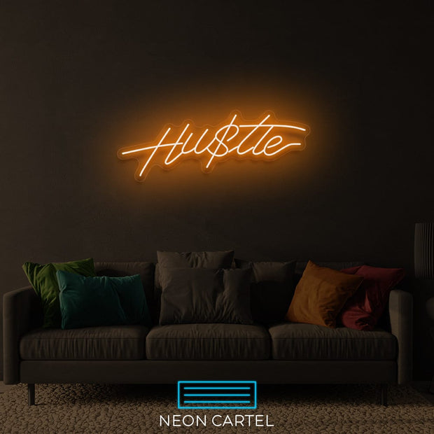 Hustle Sign Neon LED Sign