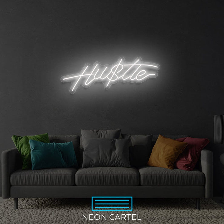 Hustle Sign Neon LED Sign