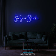 Life's a Beach Neon LED Sign