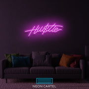 Hustle Neon LED Sign