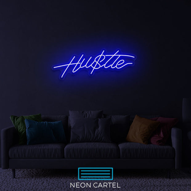 Hustle Sign Neon LED Sign