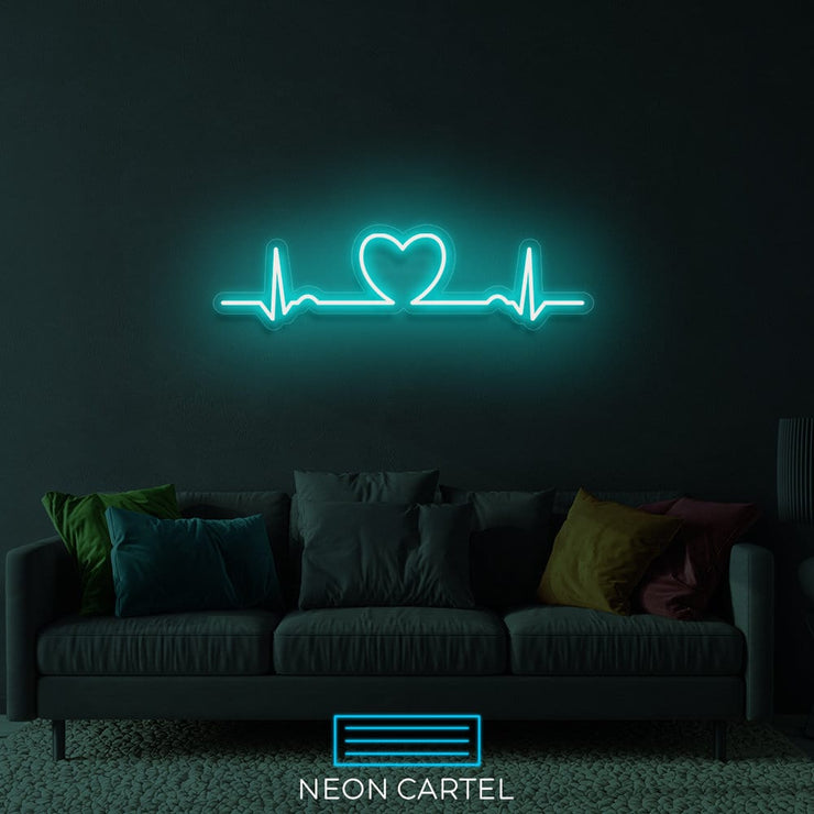 Heartbeat Led Neon Sign